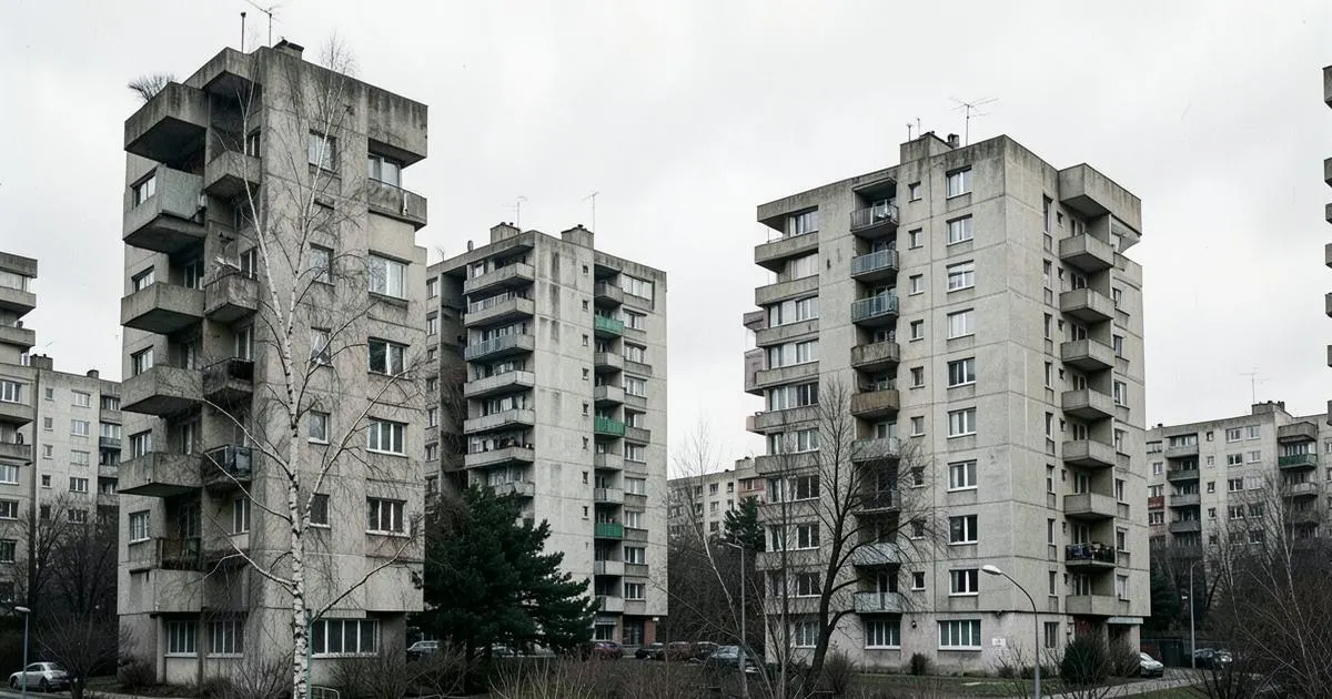 Immeubles collectifs des quartiers périphériques à Annecy